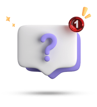 3d rendering of speech bubble, 3D pastel chat with question mark icon set. png