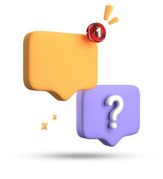 3d rendering of speech bubble, 3D pastel chat with question mark icon set. png