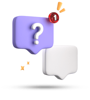 3d rendering of speech bubble, 3D pastel chat with question mark icon set. png