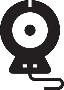 camera photography icon symbol image vector. Illustration of multimedia photographic lens grapich design image vector