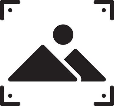camera photography icon symbol image vector. Illustration of multimedia photographic lens grapich design image vector