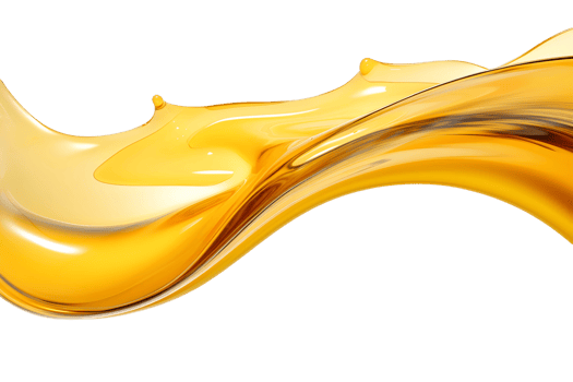 Golden oil liquid. AI Generative png