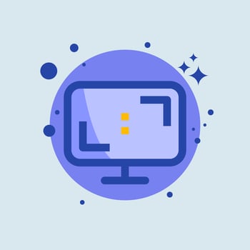Aspect ratio flat illustration. Widescreen signs vector illustration.