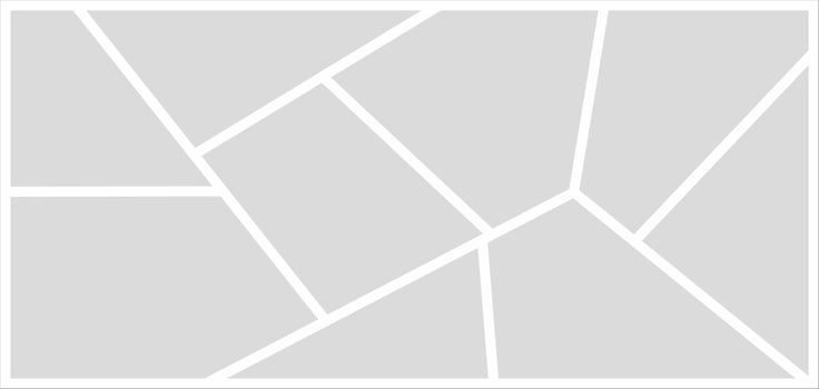 Pictures or photos frame collage. comics page grid layout abstract photo frames and digital photo wall template vector