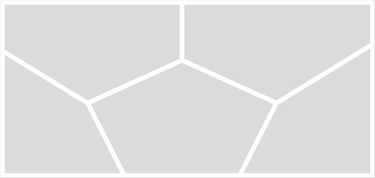 Pictures or photos frame collage. comics page grid layout abstract photo frames and digital photo wall template vector