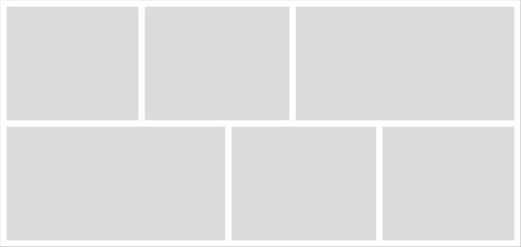 Pictures or photos frame collage. comics page grid layout abstract photo frames and digital photo wall template vector
