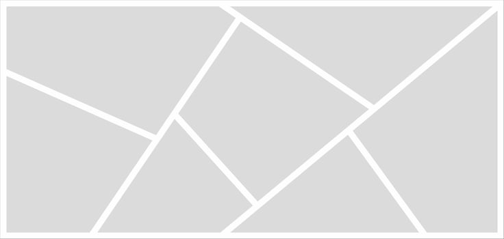 Pictures or photos frame collage. comics page grid layout abstract photo frames and digital photo wall template vector