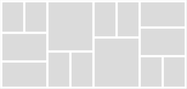 Pictures or photos frame collage. comics page grid layout abstract photo frames and digital photo wall template vector