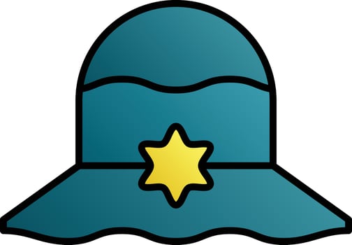 pamela hat vector design . eps