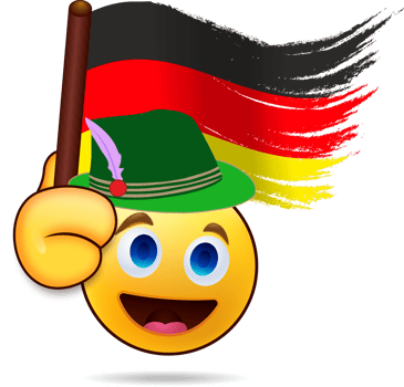 Emoji. illustration of a cute cartoon germany png