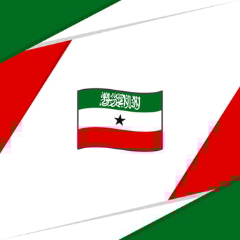 Somaliland Flag Abstract Background Design Template. Somaliland Independence Day Banner Social Media Post. Somaliland vector