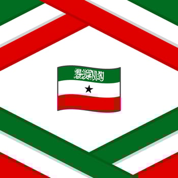 Somaliland Flag Abstract Background Design Template. Somaliland Independence Day Banner Social Media Post. Somaliland Template vector