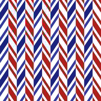 4th of July shade herringbone pattern. Herringbone vector pattern. Seamless geometric pattern for clothing, wrapping paper, backdrop, background, gift card.
