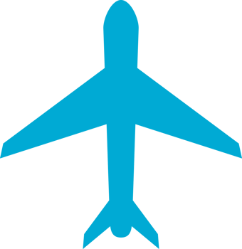 airplane travel symbol icon png