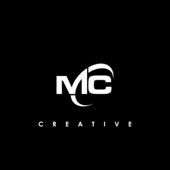 MC Letter Initial Logo Design Template Vector Illustration
