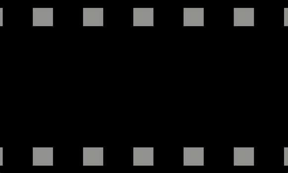 Blank film strip illustration. Template, background. vector
