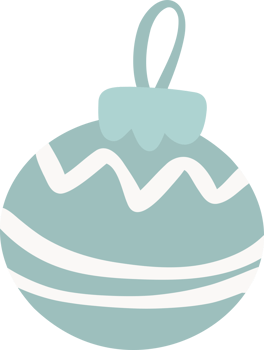 Christmas bauble ball decoration png
