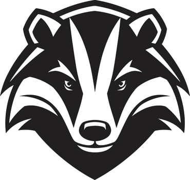 Royal Badger Profile Badger Sovereign Logo vector