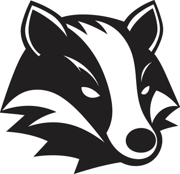 Badger Monarch Mark Badger Crowned Heraldry vector