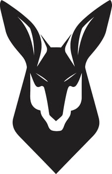 Kangaroo in Motion Trek Kangaroo Kickboxing Phenom vector
