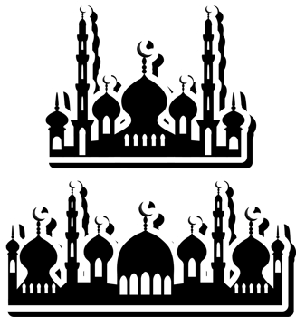 Beautiful illustration on theme of celebrating annual holiday Ramadan png