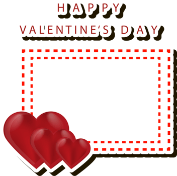 Beautiful illustration on theme of celebrating annual holiday Valentine's Day png