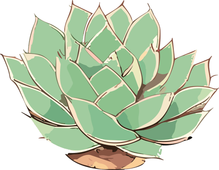 Ornamental Plant in Pot ai generative png