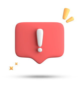 3d rendering of speech bubble, 3D pastel chat with exclamation mark icon set. png