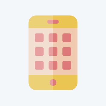 Icon Applications. related to Communication symbol. flat style. simple design editable. simple illustration vector