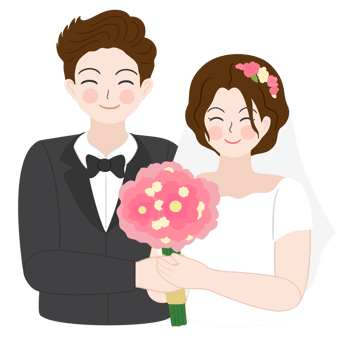 wedding couple clipart png