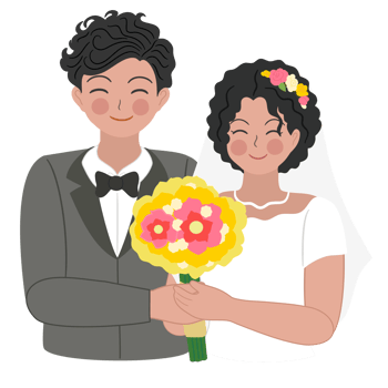 wedding couple clipart png
