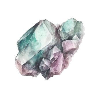 gem illustration in the hand draw style ai generated png