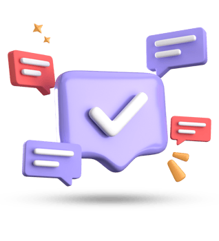 3d rendering of speech bubble, 3D pastel chat with symbol icon set. png