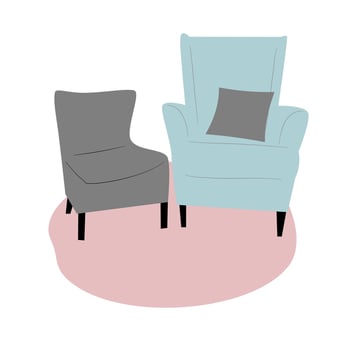 Home interior decoration vector