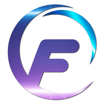 letter f logo metal style png