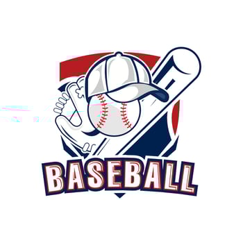 professional baseball template logo design, baseball logo vector icon