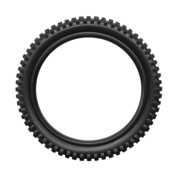 Motorcycle or BMX cycle tyre on transparent background png
