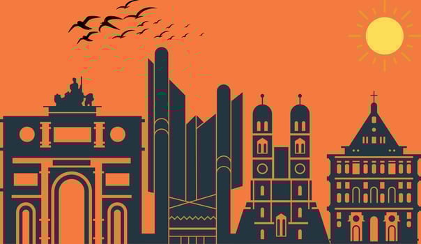 skylines vector design