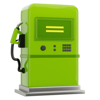 Biofuel pump nozzle Station 3D Icon png