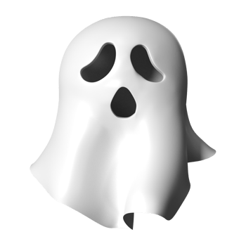 Ghost 3D Illustration Icon png