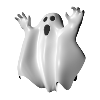 Ghost Cloth 3D Illustration Icon png