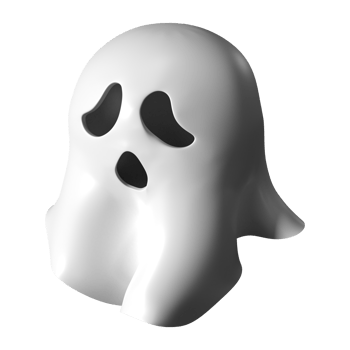 Ghost 3D Illustration Icon png