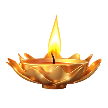 Diya Colorful Rangoli Diwali Festivals In India ai generative png