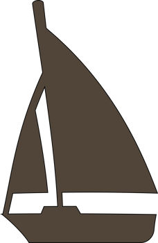 Boat water transport for decoration and design. png