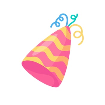 Party hats. Colorful hats for parties. celebrate birthday vector