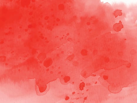 Red watercolor stain background vector
