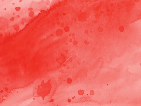Red watercolor stain background vector