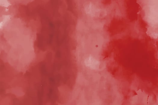 Red watercolor stain background vector