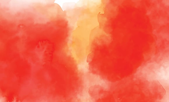 Red watercolor stain background vector