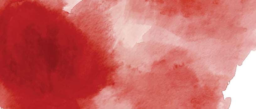 Red watercolor stain background vector